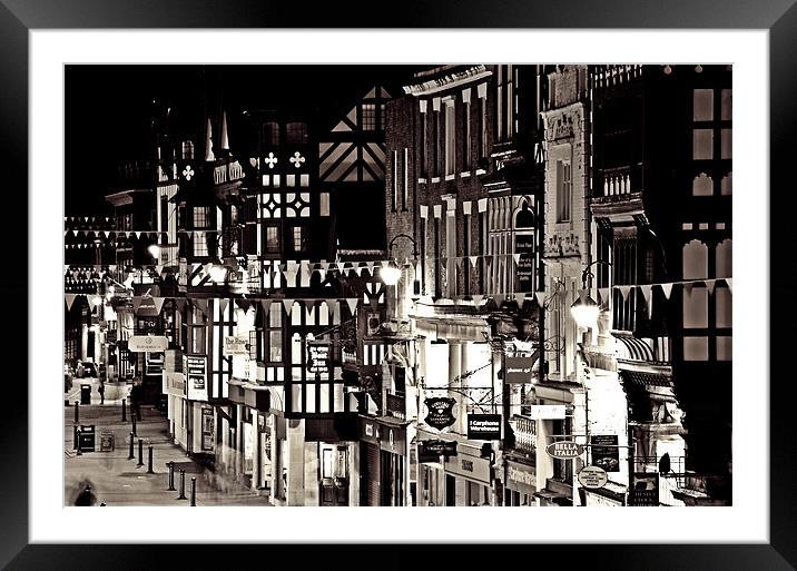 Chester City Framed Mounted Print by Ben Welsh