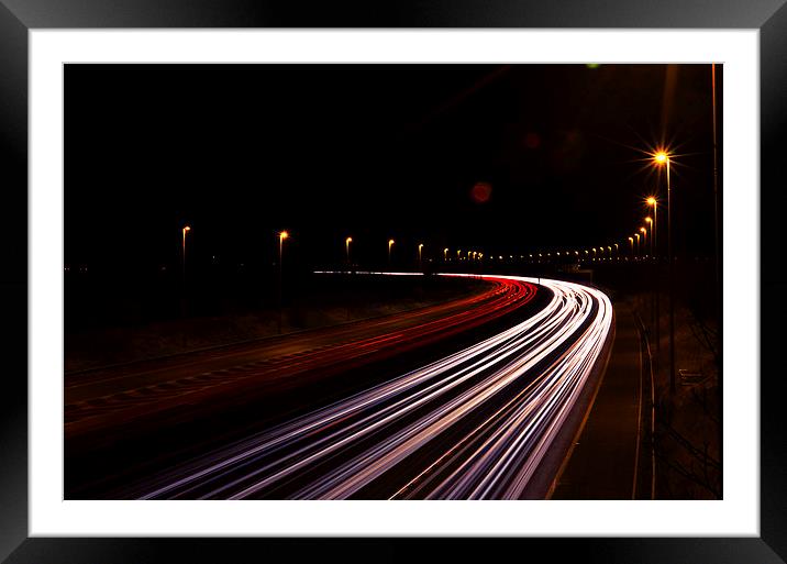  Smooth Traffic Framed Mounted Print by Ben Welsh