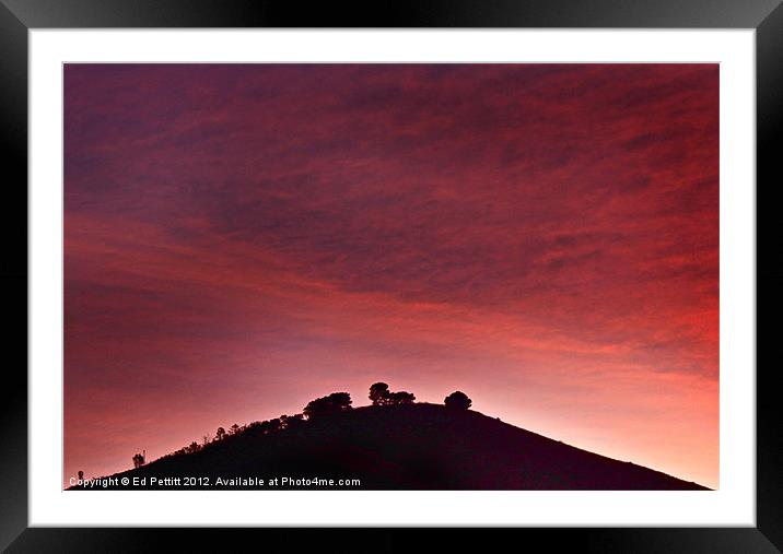 Cape Town Backdrop Framed Mounted Print by Ed Pettitt