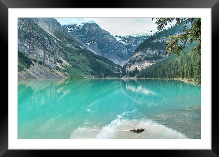 Lake Louise Framed Mounted Print by World Images