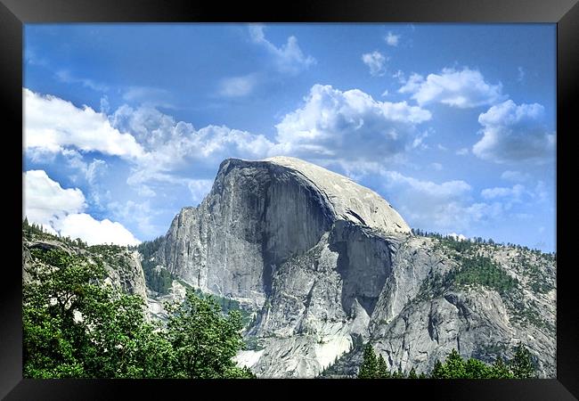 Half Dome Rock Framed Print by World Images