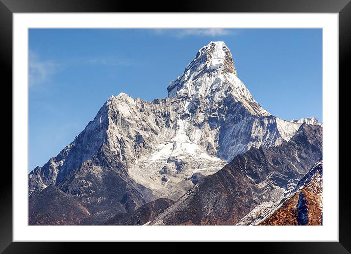 Ama Dablam Framed Mounted Print by World Images