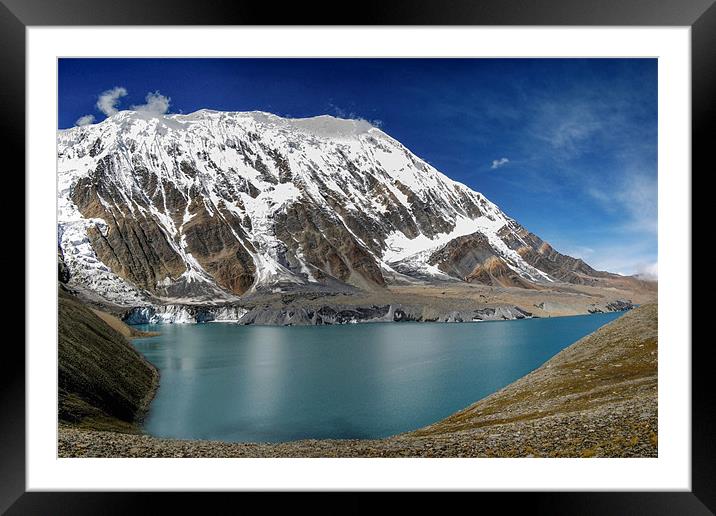 Lake Tilicho Framed Mounted Print by World Images