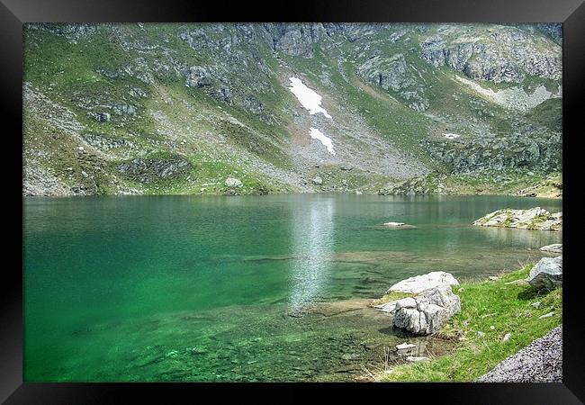 Lake Cernello Framed Print by World Images