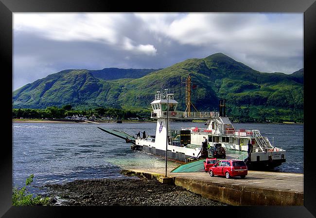 Corran Ferry Loch Linnhe Framed Print by World Images