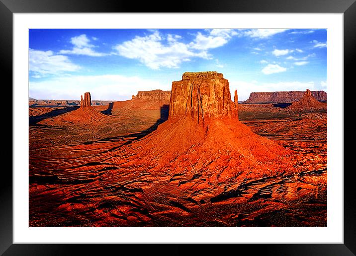 Monument Valley Framed Mounted Print by World Images
