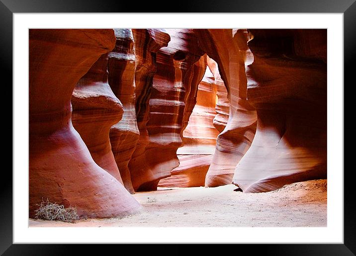 Antelope Canyon Framed Mounted Print by World Images