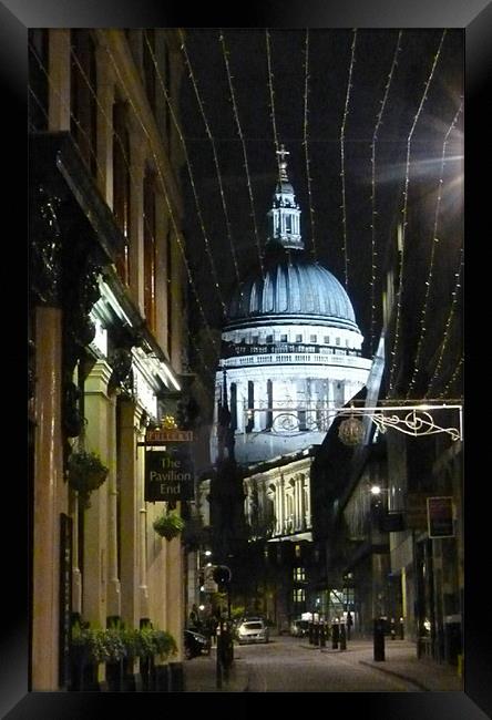 St Pauls Cathedral Framed Print by Reg Dobson