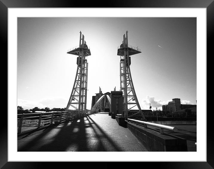 Salford Quays Framed Mounted Print by Sara Booth