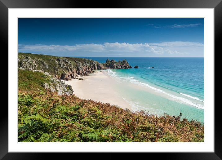 A Beach With No Name Framed Mounted Print by Jonathan Swetnam