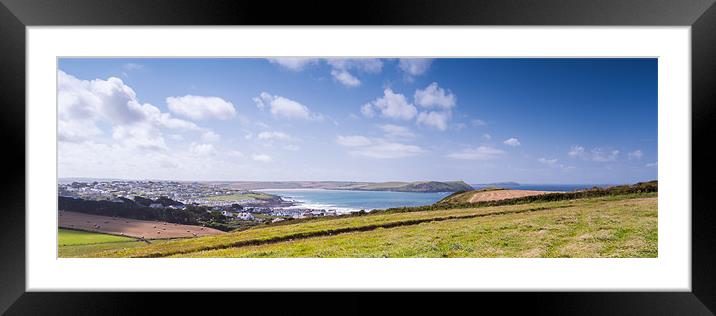 Hayle Bay Framed Mounted Print by Jonathan Swetnam