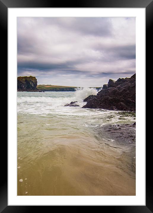 Kynance Cove Framed Mounted Print by Jonathan Swetnam