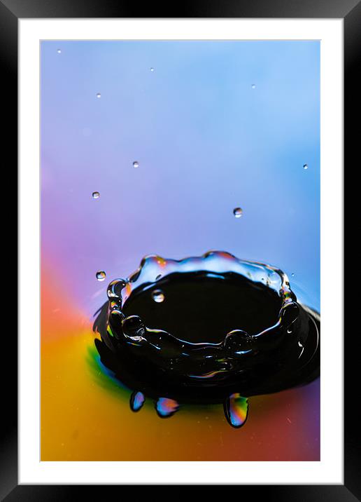 Splash! Framed Mounted Print by Jonathan Swetnam