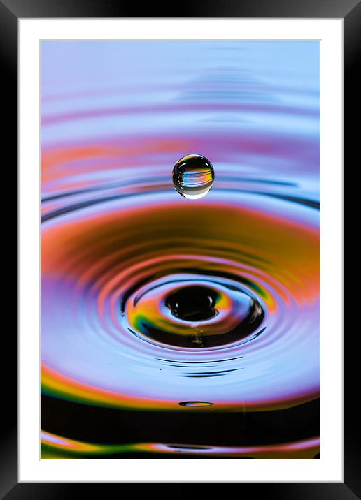 Drop! Framed Mounted Print by Jonathan Swetnam