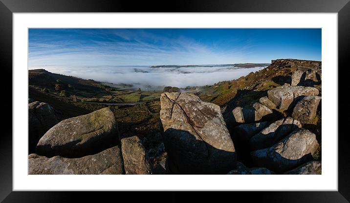 Inversion Panorama Framed Mounted Print by Jonathan Swetnam