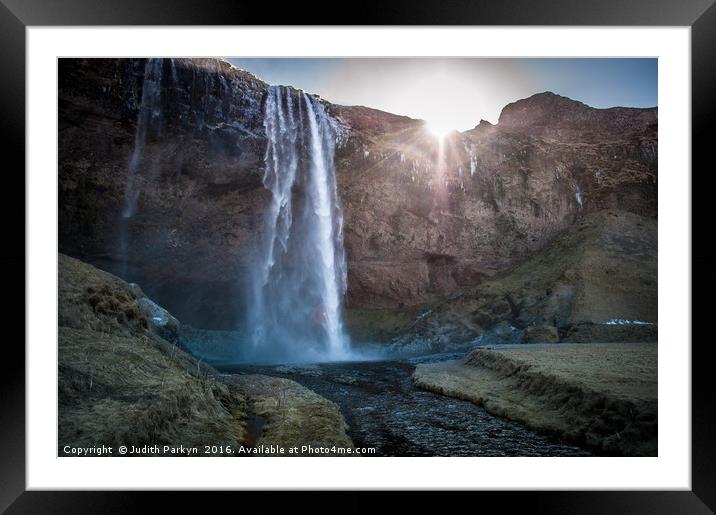 Icelandic beauty Framed Mounted Print by Judith Parkyn