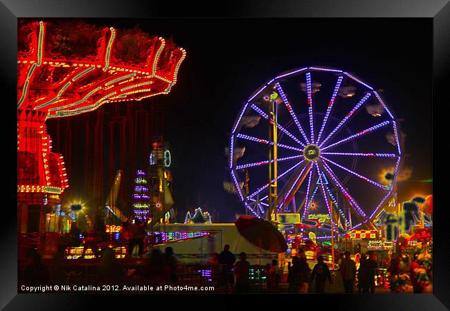 A Night At The Fair Framed Print by Nik Catalina