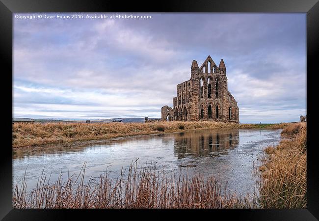  Whitby Abbey Framed Print by Dave Evans