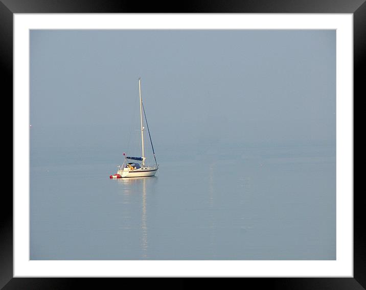 Tranquility Framed Mounted Print by Peter Welsh