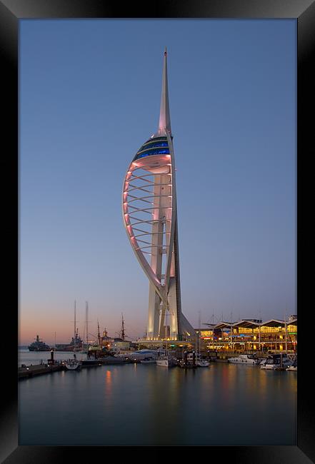 Spinnaker Tower Portsmouth Framed Print by Ashley Chaplin