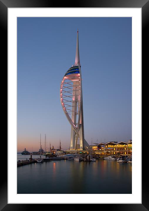 Spinnaker Tower Portsmouth Framed Mounted Print by Ashley Chaplin
