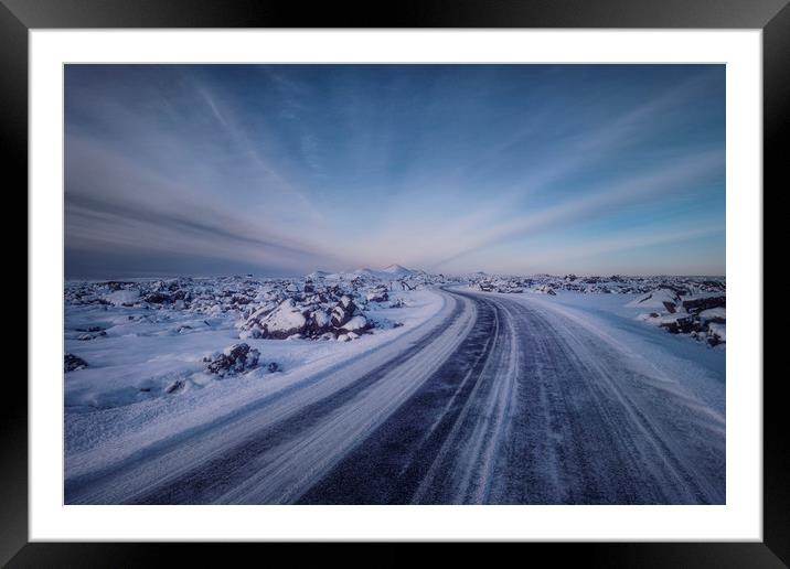 Iceland near Grindavik Framed Mounted Print by Ashley Chaplin