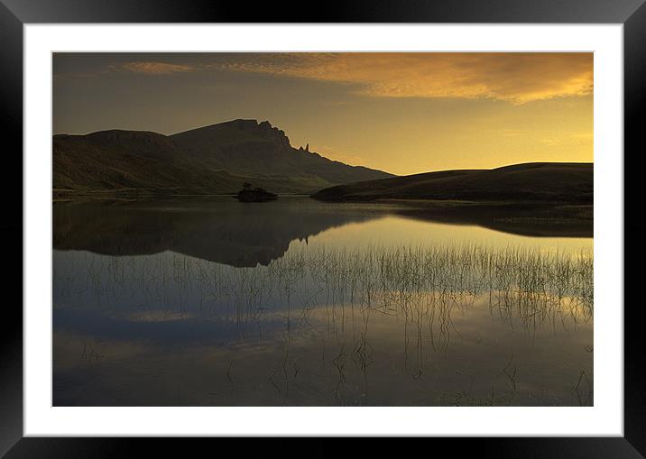 Old Man Of Storr Framed Mounted Print by Ashley Chaplin