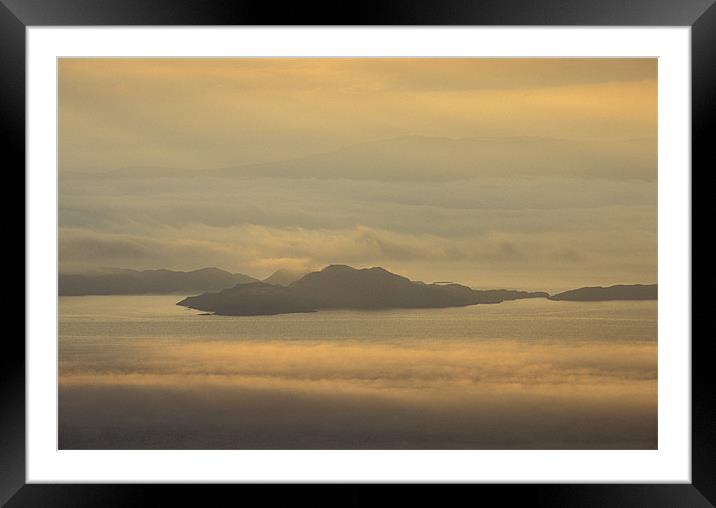 Raasay Sunrise from Skye Framed Mounted Print by Ashley Chaplin