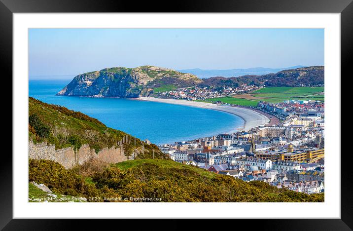 Llandudno North Shore Framed Mounted Print by Mike Shields