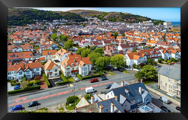 Llandudno from the Air Framed Print by Mike Shields
