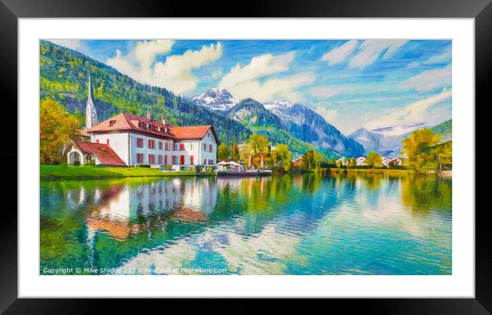 Luxury Hotel Vista Framed Mounted Print by Mike Shields