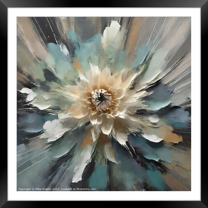 Harmony in Blue Framed Mounted Print by Mike Shields