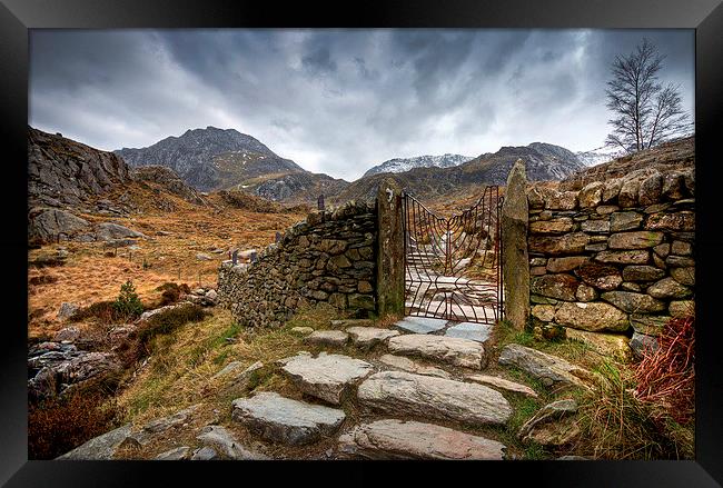 Enigmatic Devils Gate Entrance Framed Print by Mike Shields