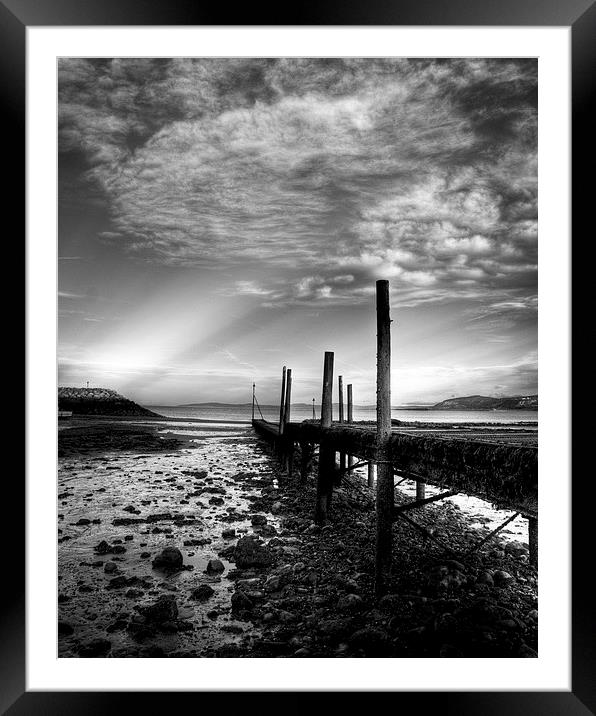 Coastal Radiance of Rhos on Sea Framed Mounted Print by Mike Shields