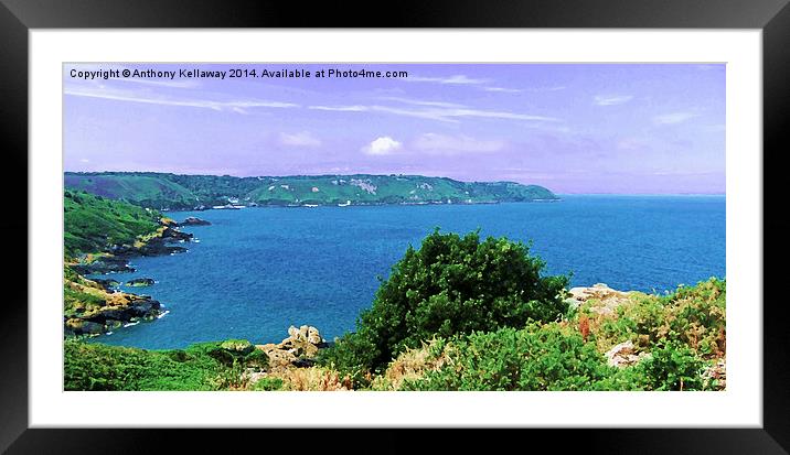  BOULEY BAY JERSEY Framed Mounted Print by Anthony Kellaway