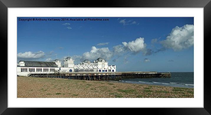  SOUTH PARADE PIER PORTSMOUTH Framed Mounted Print by Anthony Kellaway