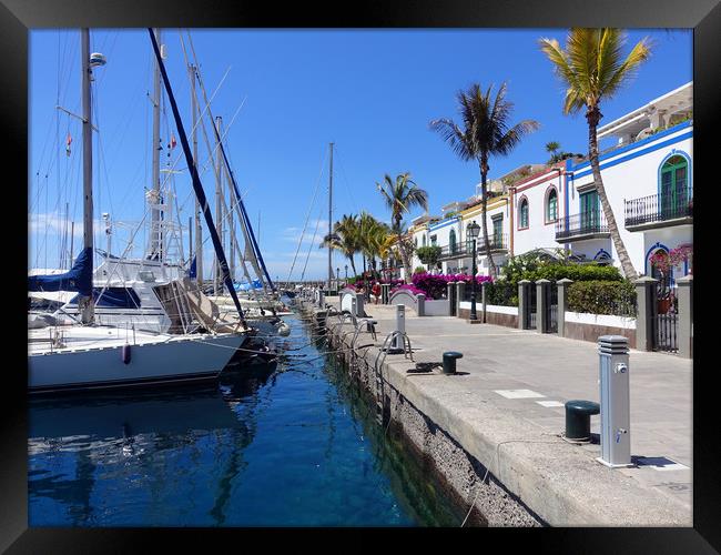                Puerto de Mogán                 Framed Print by Anthony Kellaway