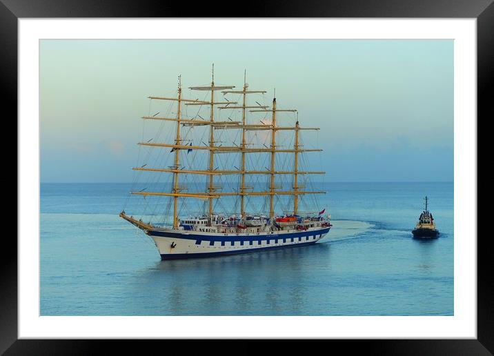           ROYAL CLIPPER                      Framed Mounted Print by Anthony Kellaway