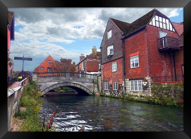  Winchester Mill             Framed Print by Anthony Kellaway