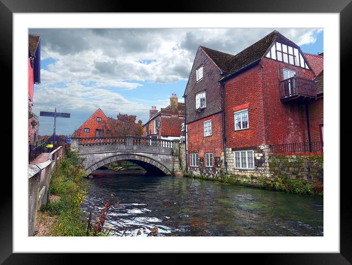  Winchester Mill             Framed Mounted Print by Anthony Kellaway