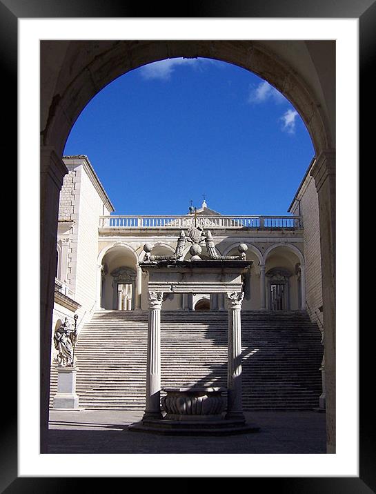 Monte Cassino, Italy Framed Mounted Print by Jo Smith