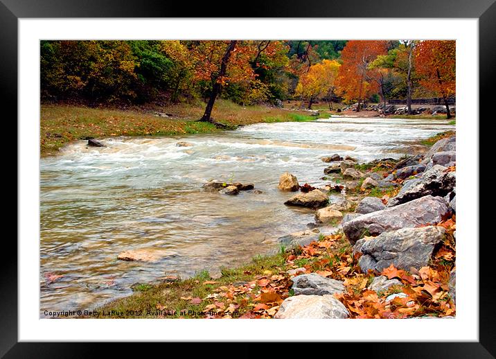 The Brook Framed Mounted Print by Betty LaRue