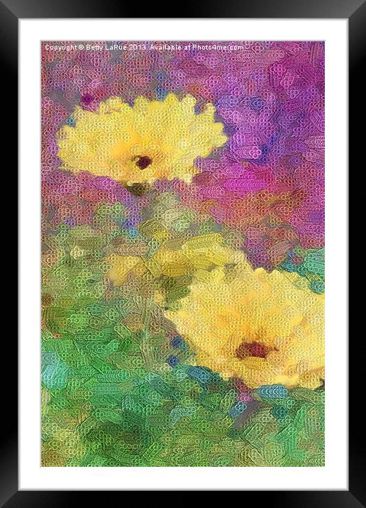 Delight Framed Mounted Print by Betty LaRue