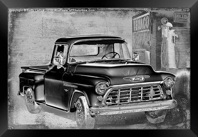 Classic Chevrolet Pickup Framed Print by Betty LaRue