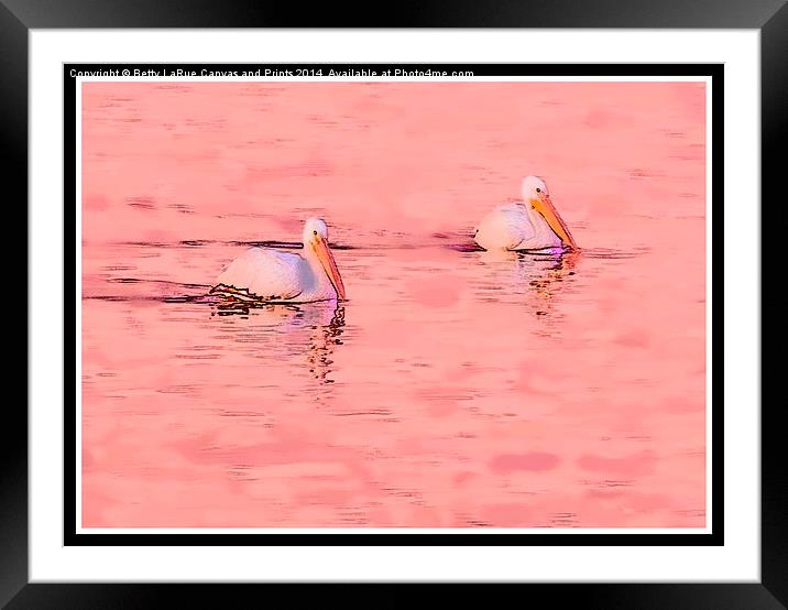 This Glorious Evening Framed Mounted Print by Betty LaRue