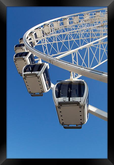 Brighton Wheel of Excellence Framed Print by VICTORIA HENDRICK