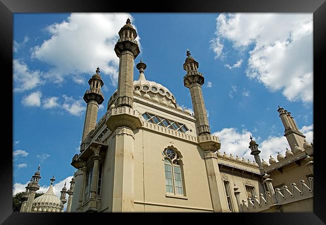 Brighton Royal Pavilion Framed Print by VICTORIA HENDRICK