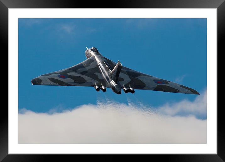 Vulcan Bomber XH558 Framed Mounted Print by Adam Withers
