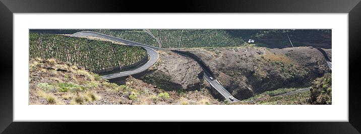 Winding Road Framed Mounted Print by Adam Withers