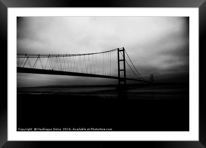 Humber Bridge Framed Mounted Print by Naufragus Simia